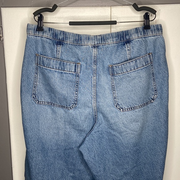 Madewell Tall Pull-On Relaxed Jeans size XLT elastic waist nwt - Picture 5 of 8